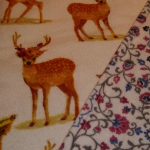 Homemade Baby Deer/Fawn Baby Blanket - Picture 2 of 6